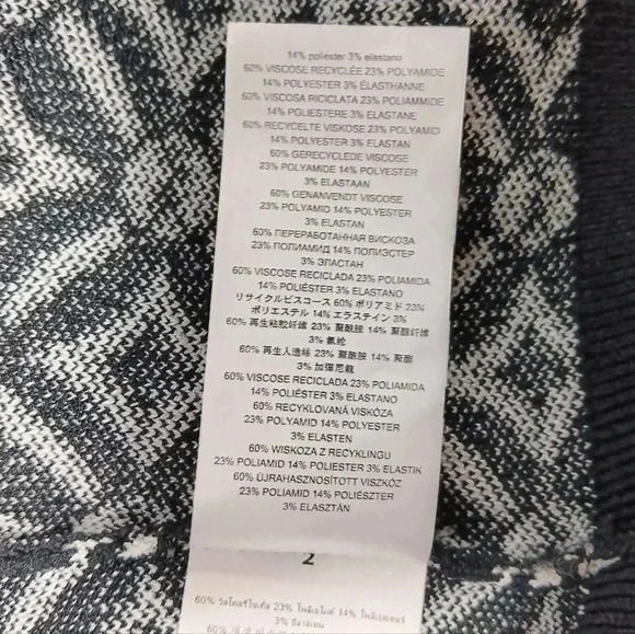 MICHAEL Michael Kors Black and White Geometric Mini Dress - Picture 10 of 14